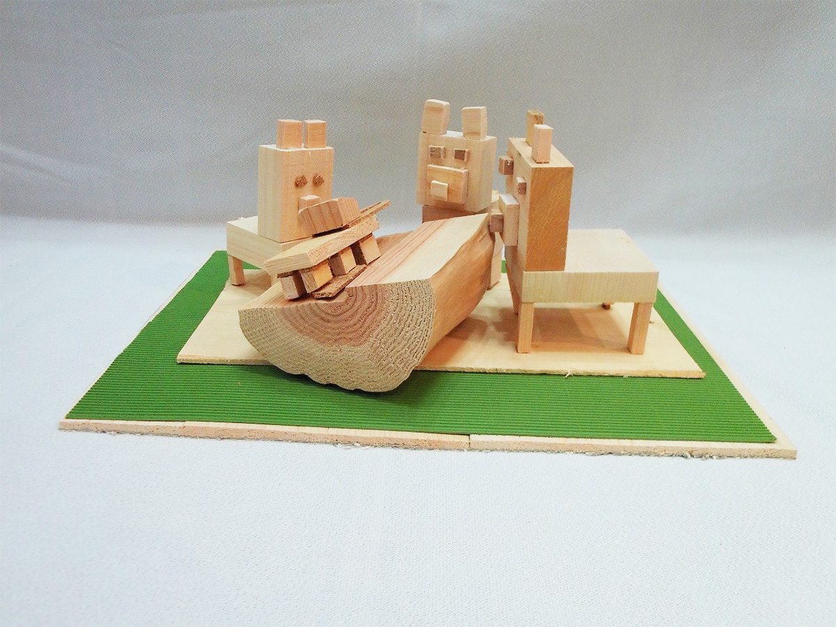 写真:みんな なかよし 森のなかまたち