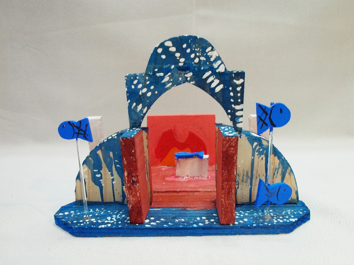 写真:海の中の大きな口