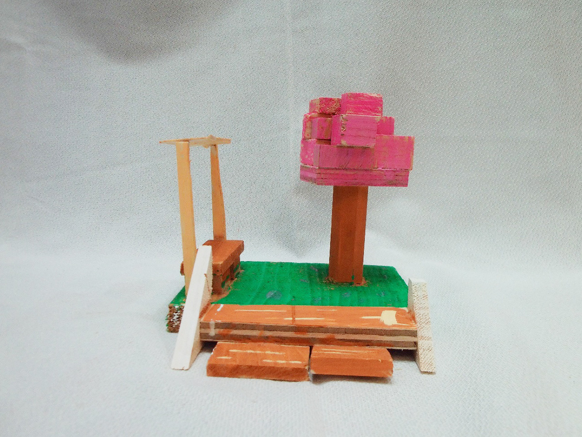 写真:パラパラさくらの木