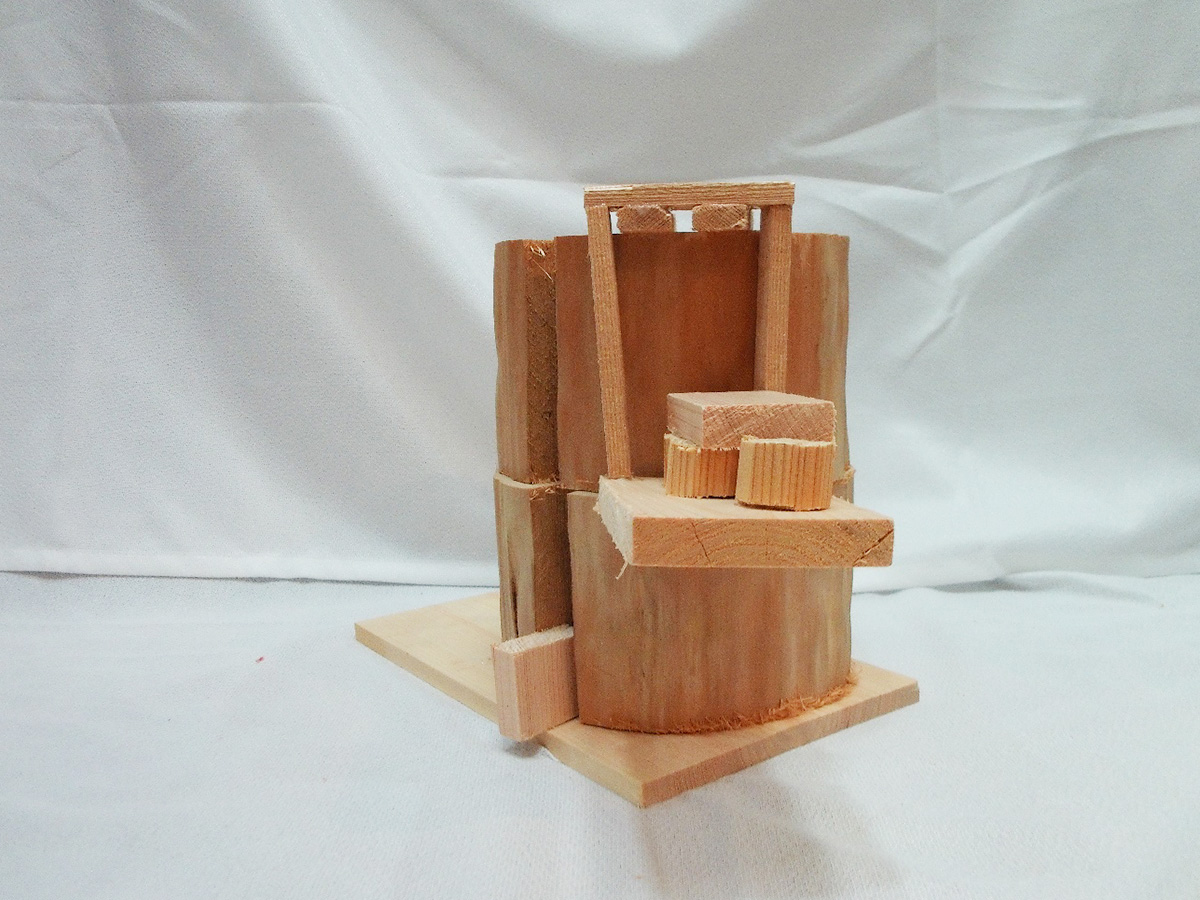 写真:とび出す家