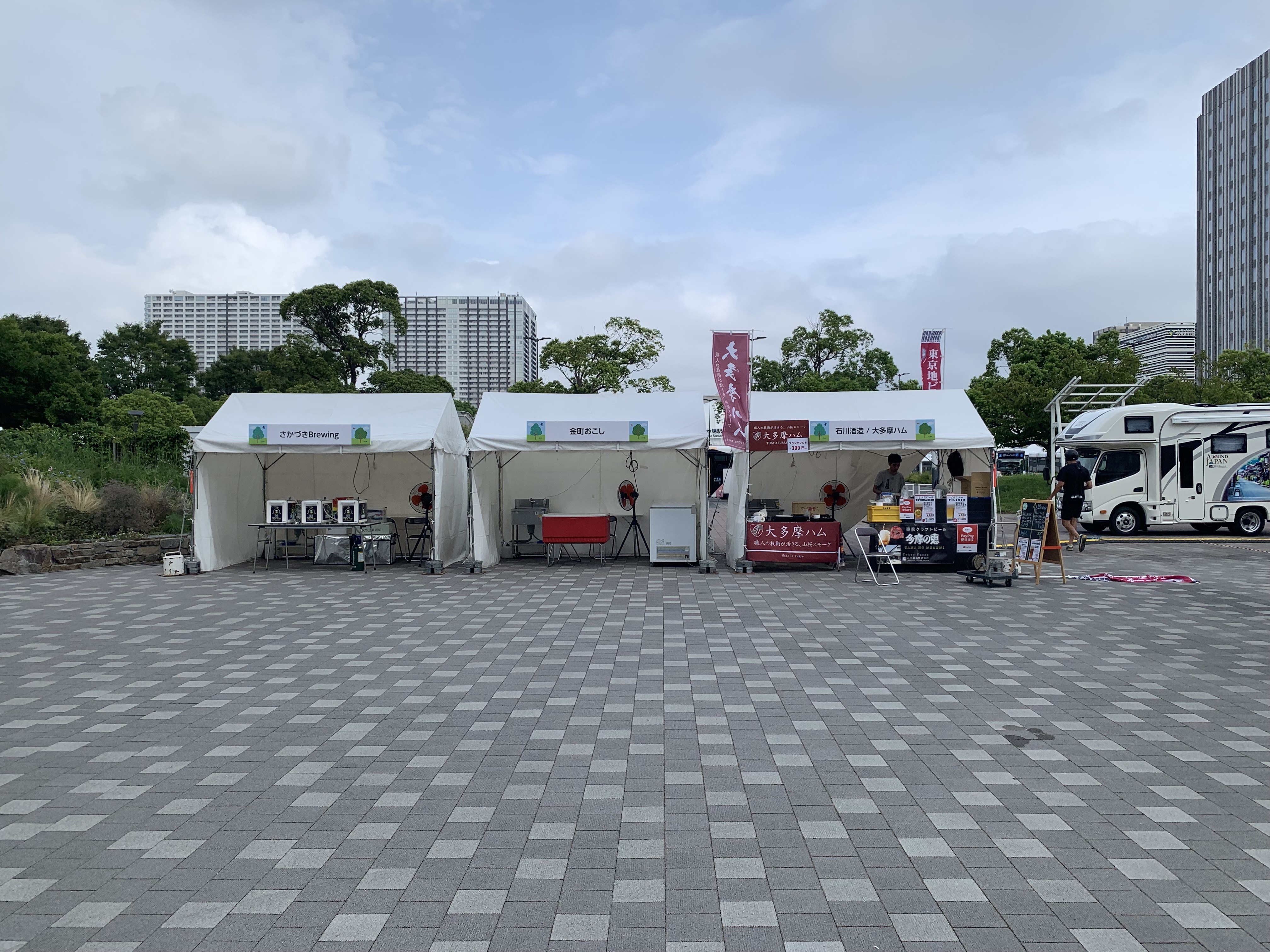 キッチンカー出展の写真